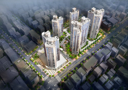 신목동 파라곤 조감도. <동양건설산업 제공>